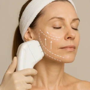 Woman having HI-FU to reduce wrinkles call LA LIPO Banbury Now!